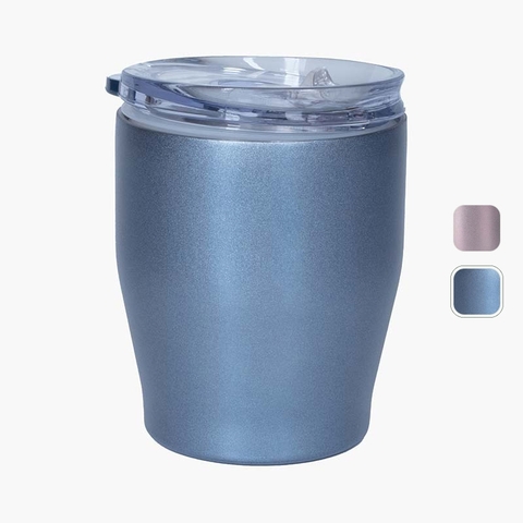 Cốc giữ nhiệt inox có nắp trượt   Marutatsu 320ml (2 màu blue, pink)