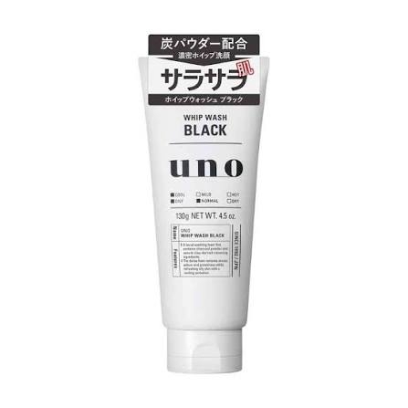 Sữa rửa mặt Uno Men Black 130g - Hàng Nhật chính hãng