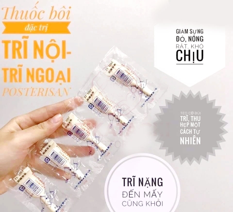 Kem bôi trĩ Posterisan Forte Nhật Bản 2g x 5 tuýp-Hàng Nhật Nội Địa